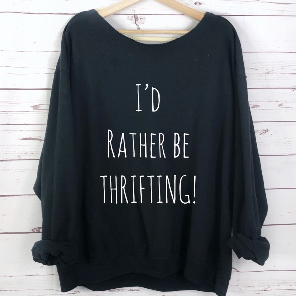 Oversized Thrifting Graphic Sweater Slouchy S-5X